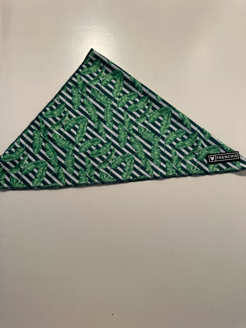 Frenchie Bulldog Cooling Bandana - Palms Print